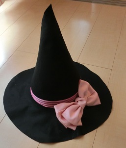 ハロウィン魔女帽子　手作り