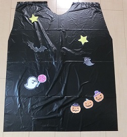 ハロウィン ゴミ袋 仮装