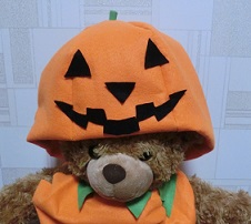 ハロウィン　かぼちゃ帽子　手作り