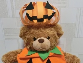 ハロウィン　かぼちゃ帽子　手作り