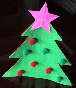 フェルトのクリスマスツリー　作り方