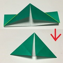 折り紙 クリスマスリース 手作り方法