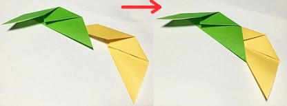 折り紙　クリスマスリース　手作り方法
