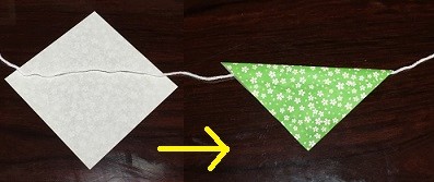 折り紙　ガーランド　作り方