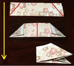 折り紙リース　折り方　簡単