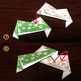 折り紙リース　簡単な折り方