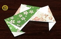 折り紙リース　折り方　アイディア