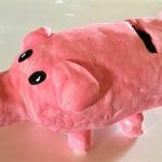 紙粘土貯金箱の簡単な作り方 ペットボトルでぶたや犬を工作する方法!