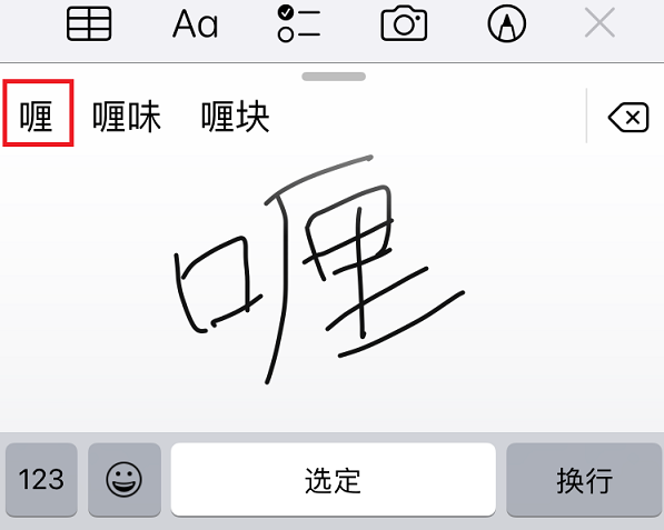 喱の漢字の出し方
